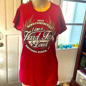 Harley Davidson Rally tee size size large